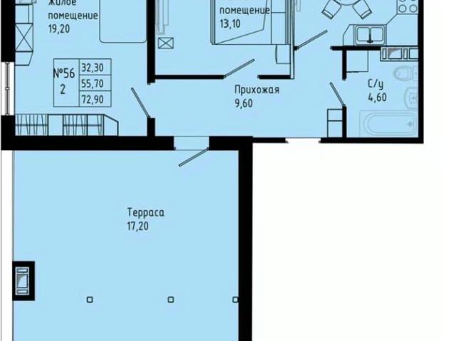 Квартира продажа в Гатчинский Р-н, Ленинградская область
