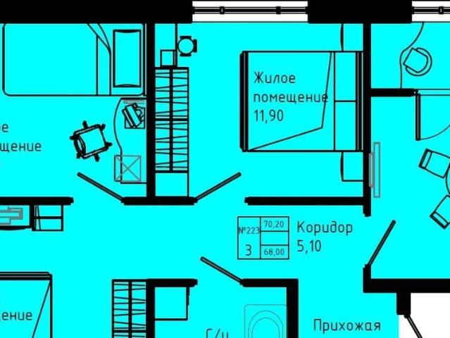 Квартира продажа в Гатчинский Р-н, Ленинградская область