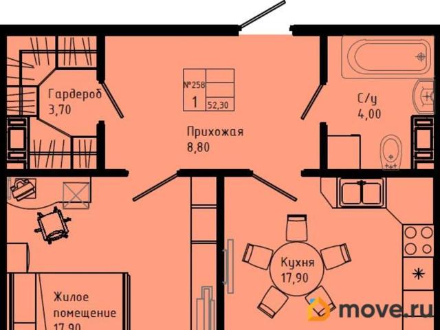 Квартира продажа в Гатчинский Р-н, Ленинградская область