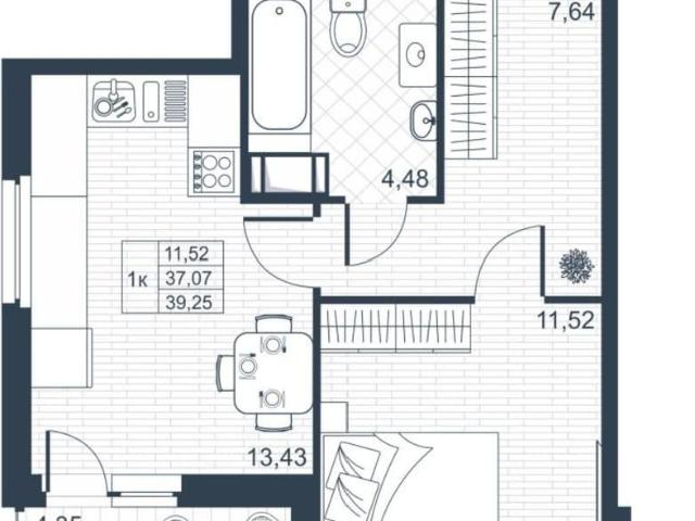 Квартира продажа в Гатчинский Р-н, Ленинградская область