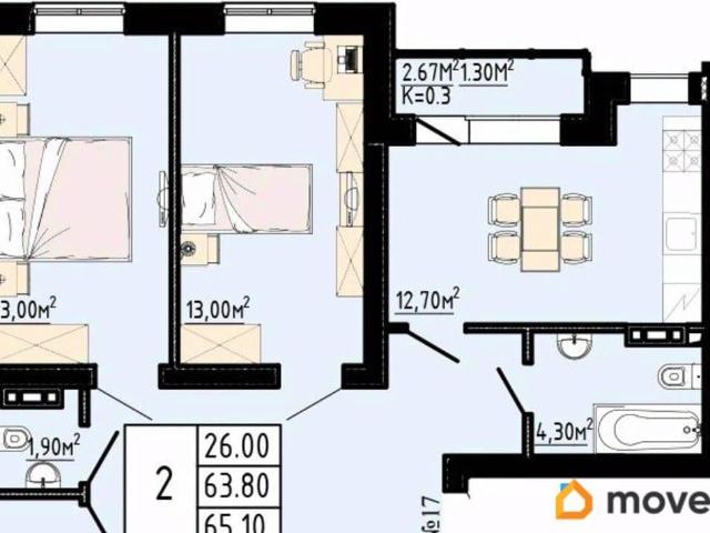 Квартира продажа в Гатчинский Р-н, Ленинградская область