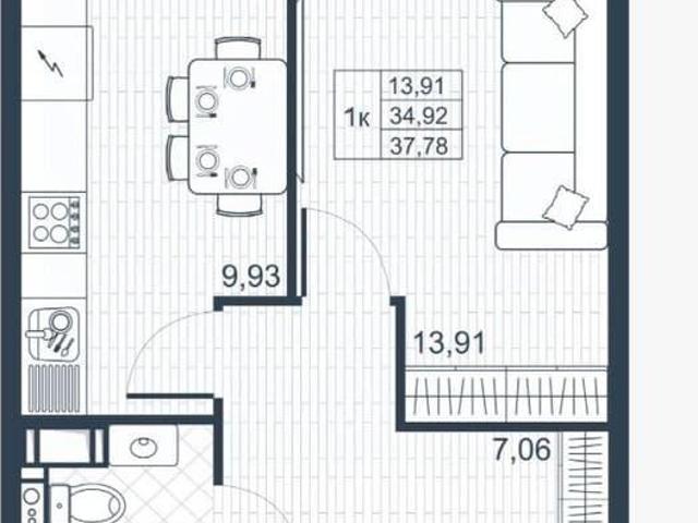 Квартира продажа в Гатчинский Р-н, Ленинградская область
