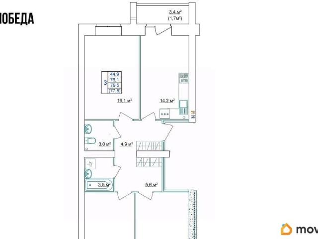 Квартира продажа в Кострома, Костромская область