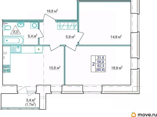 Квартира продажа в Кострома, Костромская область