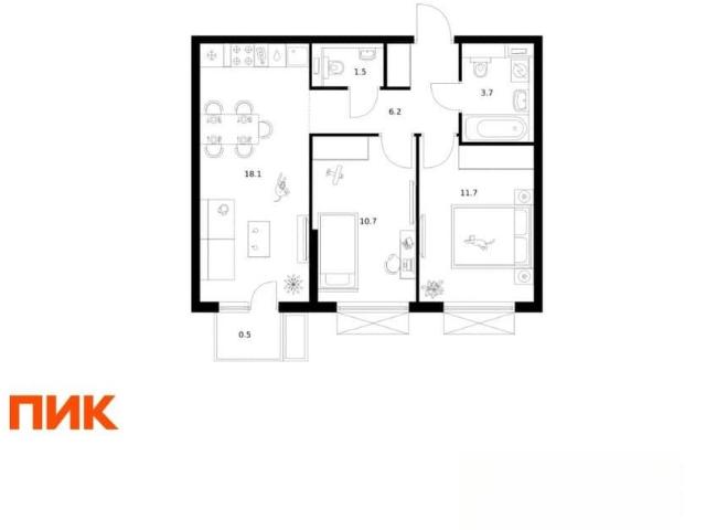Квартира продажа в Котельники, Кабардино-Балкарская Республика