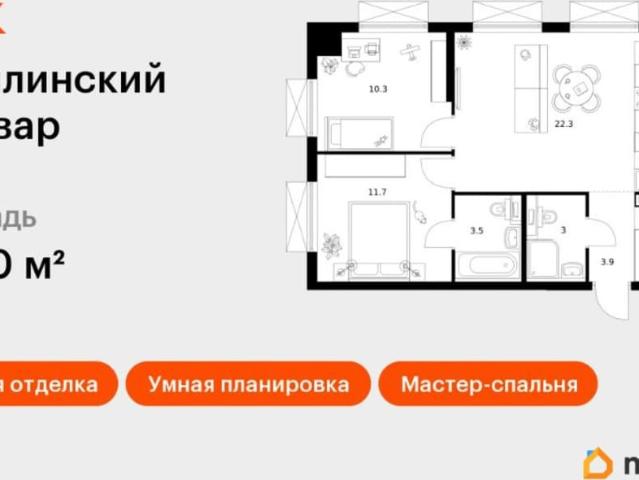 Квартира продажа в Котельники, Кабардино-Балкарская Республика