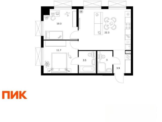Квартира продажа в Котельники, Кабардино-Балкарская Республика