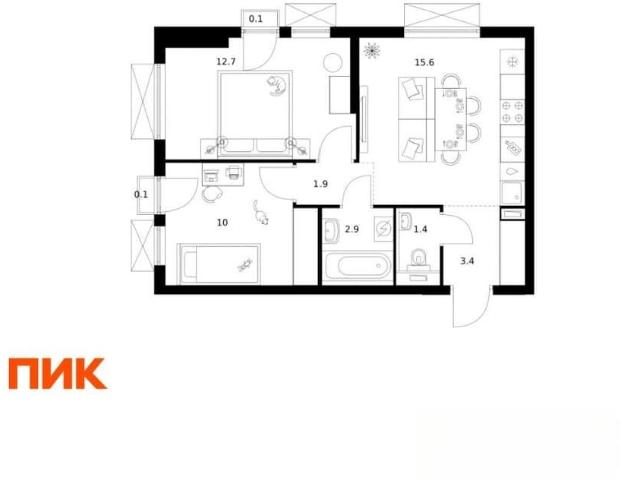 Квартира продажа в Котельники, Кабардино-Балкарская Республика