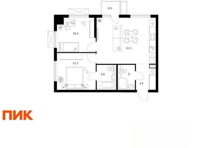 Квартира продажа в Котельники, Кабардино-Балкарская Республика