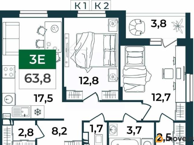 Квартира продажа в Ковров, Владимирская область