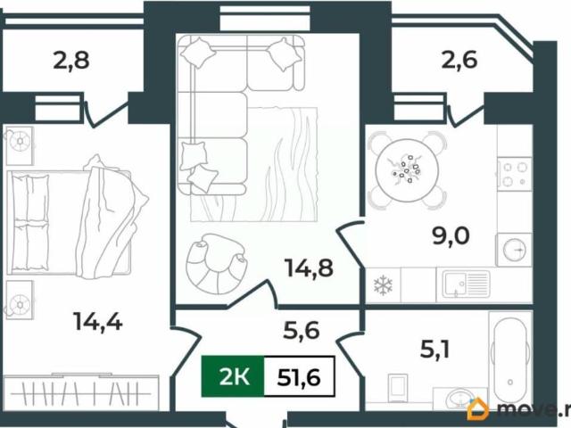 Квартира продажа в Ковров, Владимирская область
