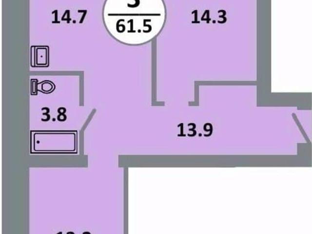 Квартира продажа в 4-й микрорайон, Красноярск