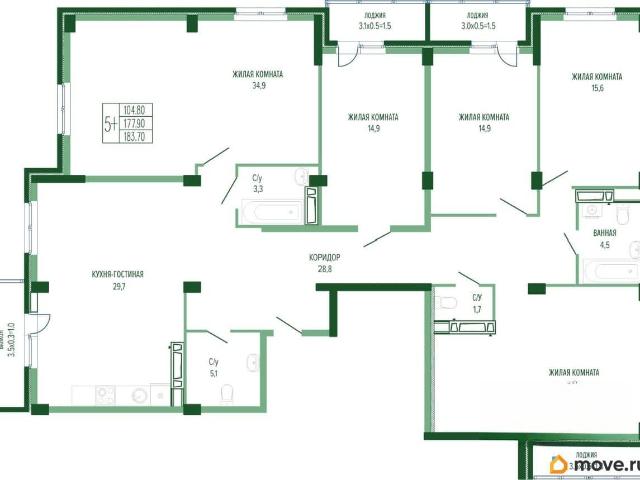 Квартира продажа в Березовый, Краснодарский Край