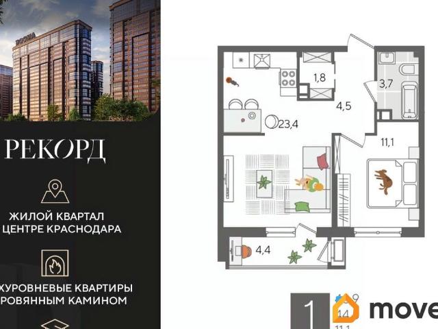 Квартира продажа в Краснодар