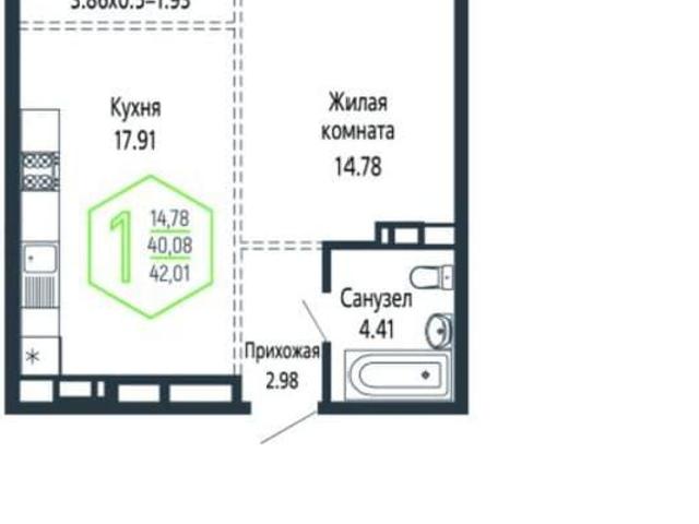 Квартира продажа в Березовый, Краснодарский Край