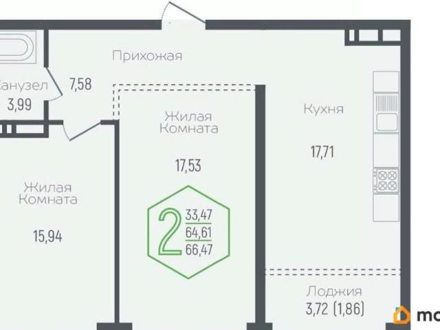 Квартира продажа в Березовый, Краснодарский Край