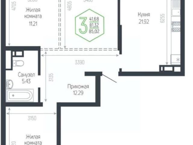 Квартира продажа в Березовый, Краснодарский Край