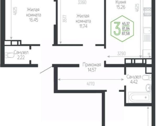 Квартира продажа в Березовый, Краснодарский Край