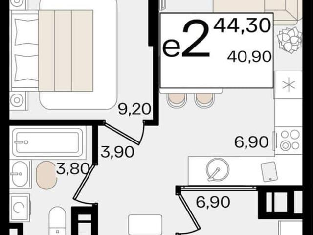 Квартира продажа в Березовый, Краснодарский Край