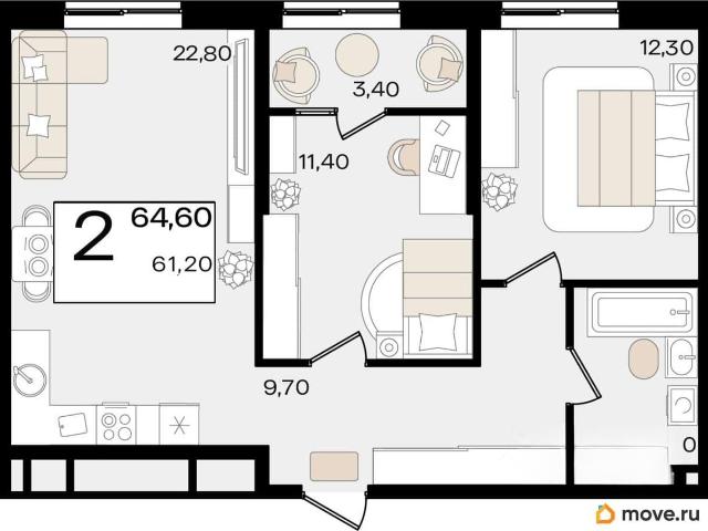 Квартира продажа в Березовый, Краснодарский Край