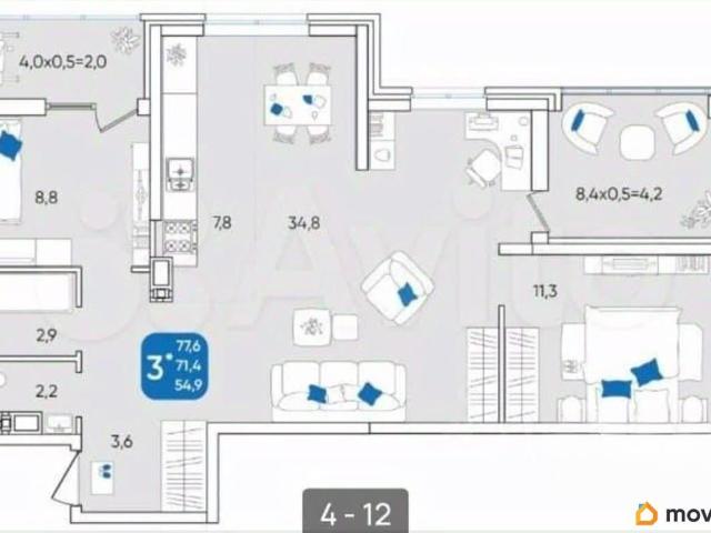 Квартира продажа в Березовый, Краснодарский Край