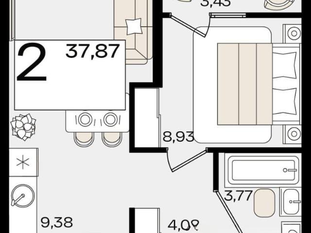 Квартира продажа в Березовый, Краснодарский Край