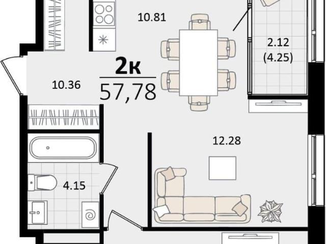 Квартира продажа в Березовый, Краснодарский Край