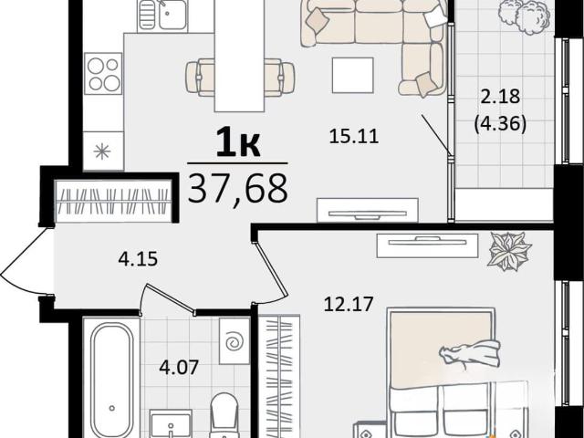 Квартира продажа в Березовый, Краснодарский Край
