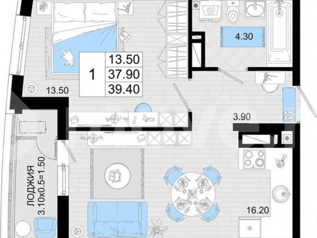 Квартира продажа в Березовый, Краснодарский Край