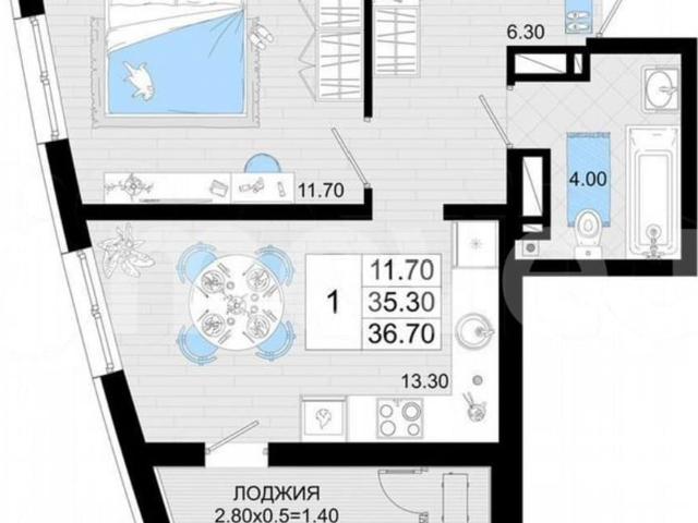 Квартира продажа в Березовый, Краснодарский Край