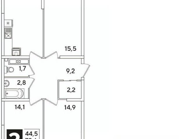 Квартира продажа в Березовый, Краснодарский Край
