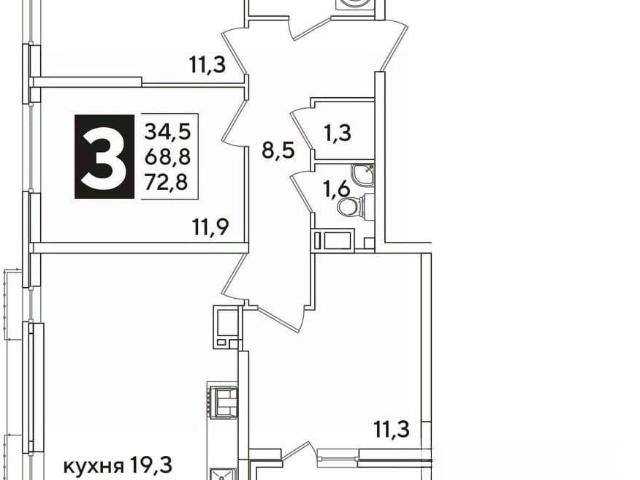 Квартира продажа в Березовый, Краснодарский Край