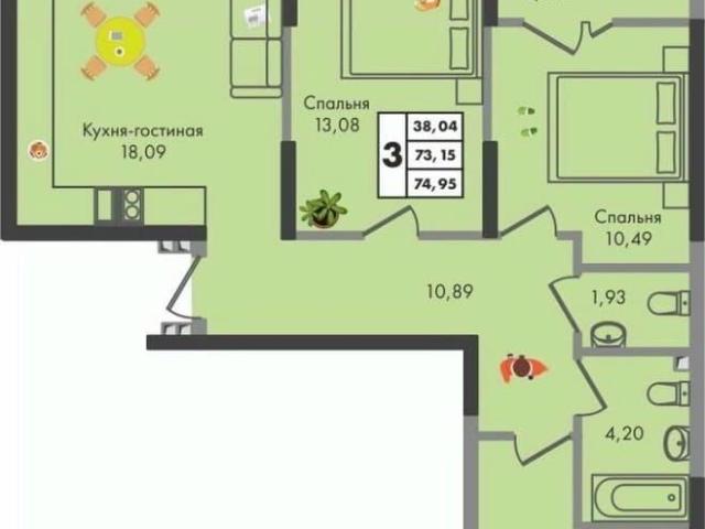 Квартира продажа в Березовый, Краснодарский Край