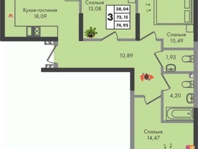 Квартира продажа в Березовый, Краснодарский Край