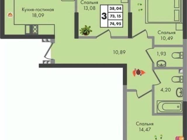 Квартира продажа в Березовый, Краснодарский Край
