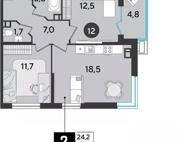Квартира продажа в Березовый, Краснодарский Край