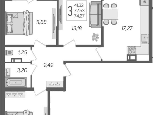 Квартира продажа в Березовый, Краснодарский Край