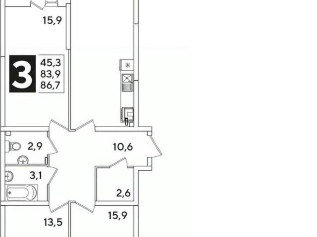 Квартира продажа в Березовый, Краснодарский Край