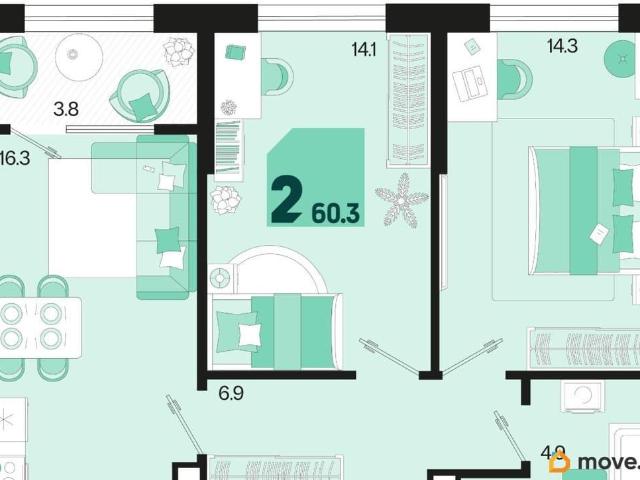 Квартира продажа в Березовый, Краснодарский Край