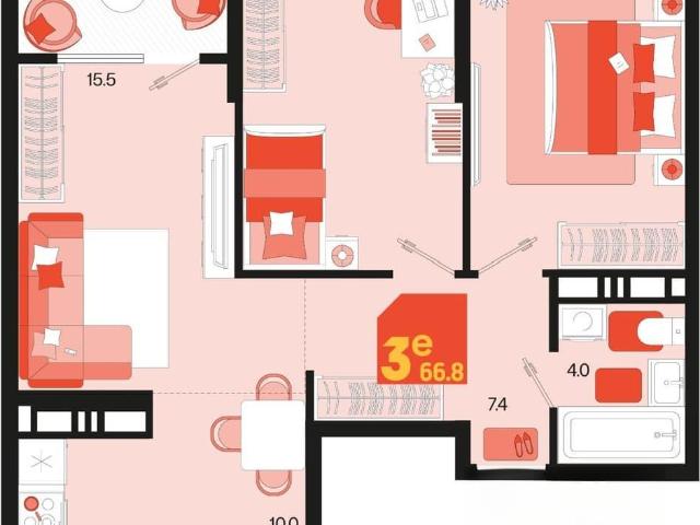 Квартира продажа в Березовый, Краснодарский Край