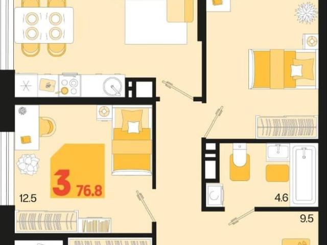 Квартира продажа в Березовый, Краснодарский Край