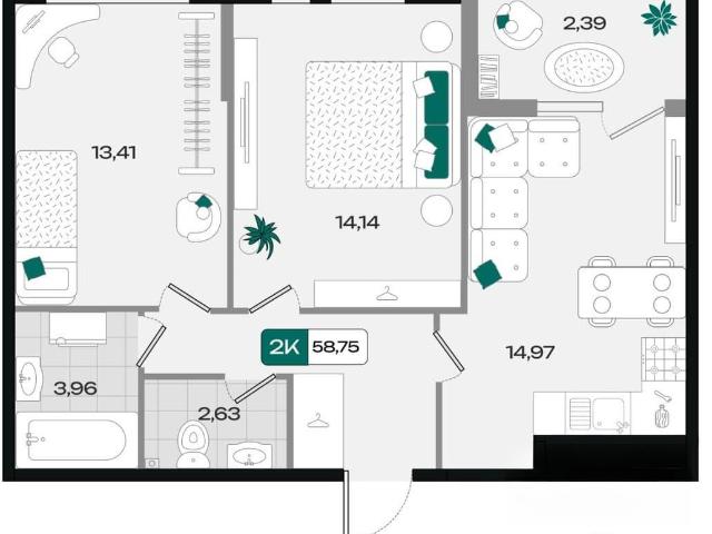 Квартира продажа в Березовый, Краснодарский Край