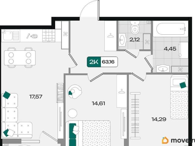 Квартира продажа в Березовый, Краснодарский Край