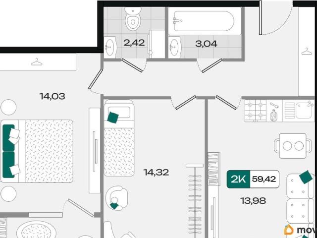 Квартира продажа в Березовый, Краснодарский Край