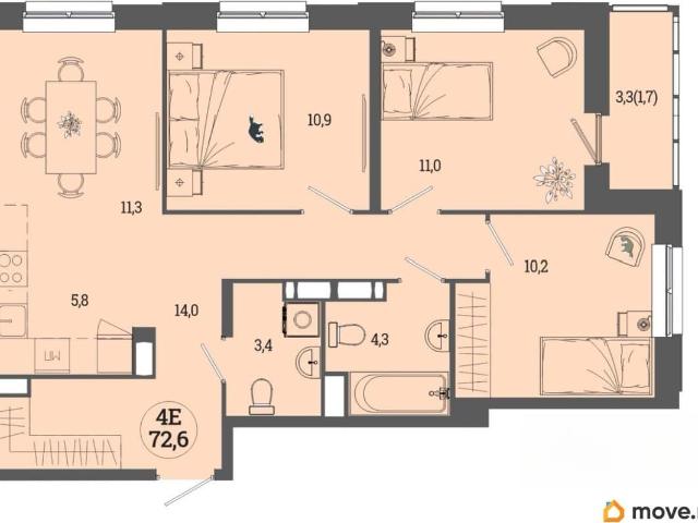Квартира продажа в Краснокамск, Пермский Край