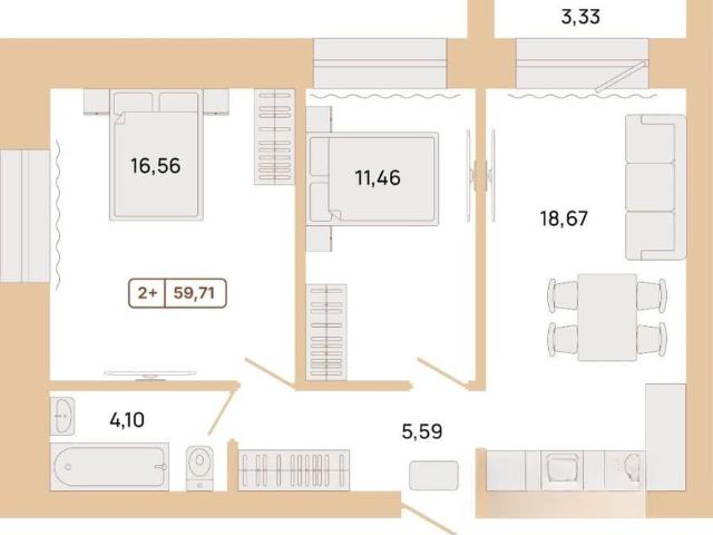 Квартира продажа в Курган, Курганская область