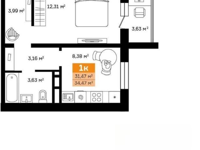 Квартира продажа в Курган, Курганская область