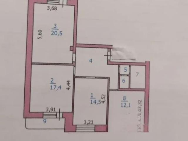 Квартира продажа в Центральный округ, Курск