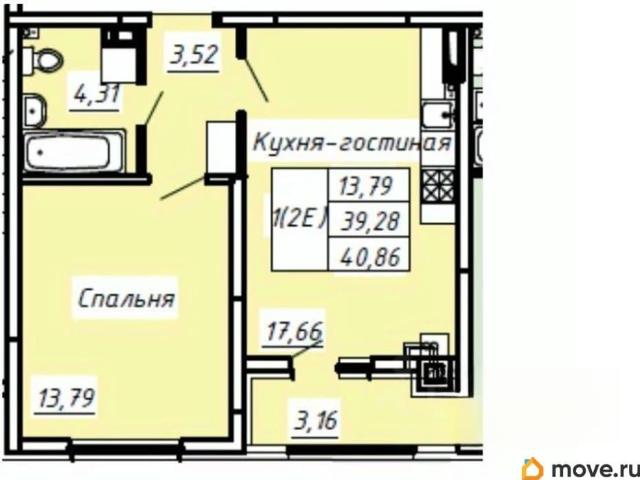 Квартира продажа в Железнодорожный округ, Курская область