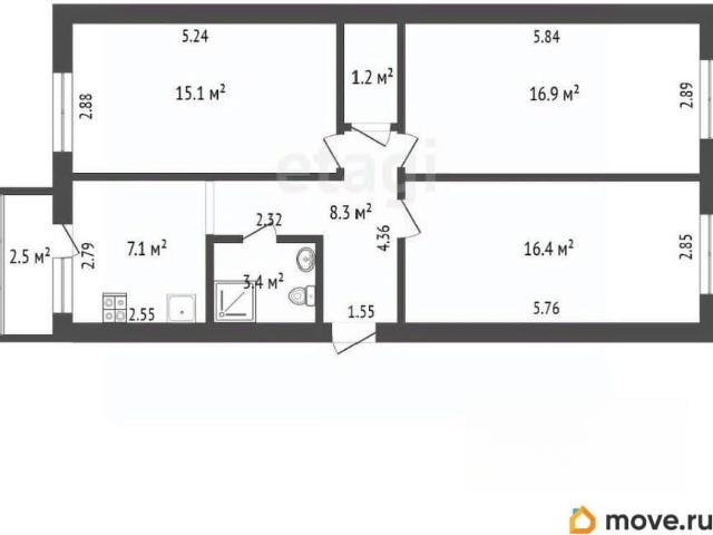 Квартира продажа в Лермонтов, Ставропольский Край